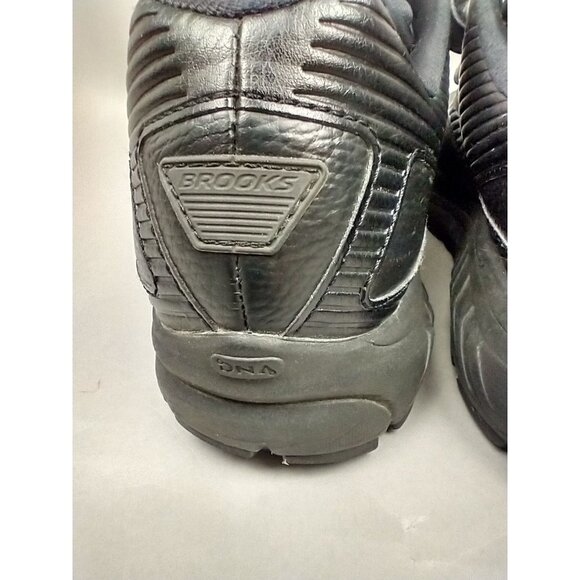 Brooks Addiction Shoes Walking Leather Work Mens 10 2E Wide Vasyli Orthotics - Picture 15 of 16
